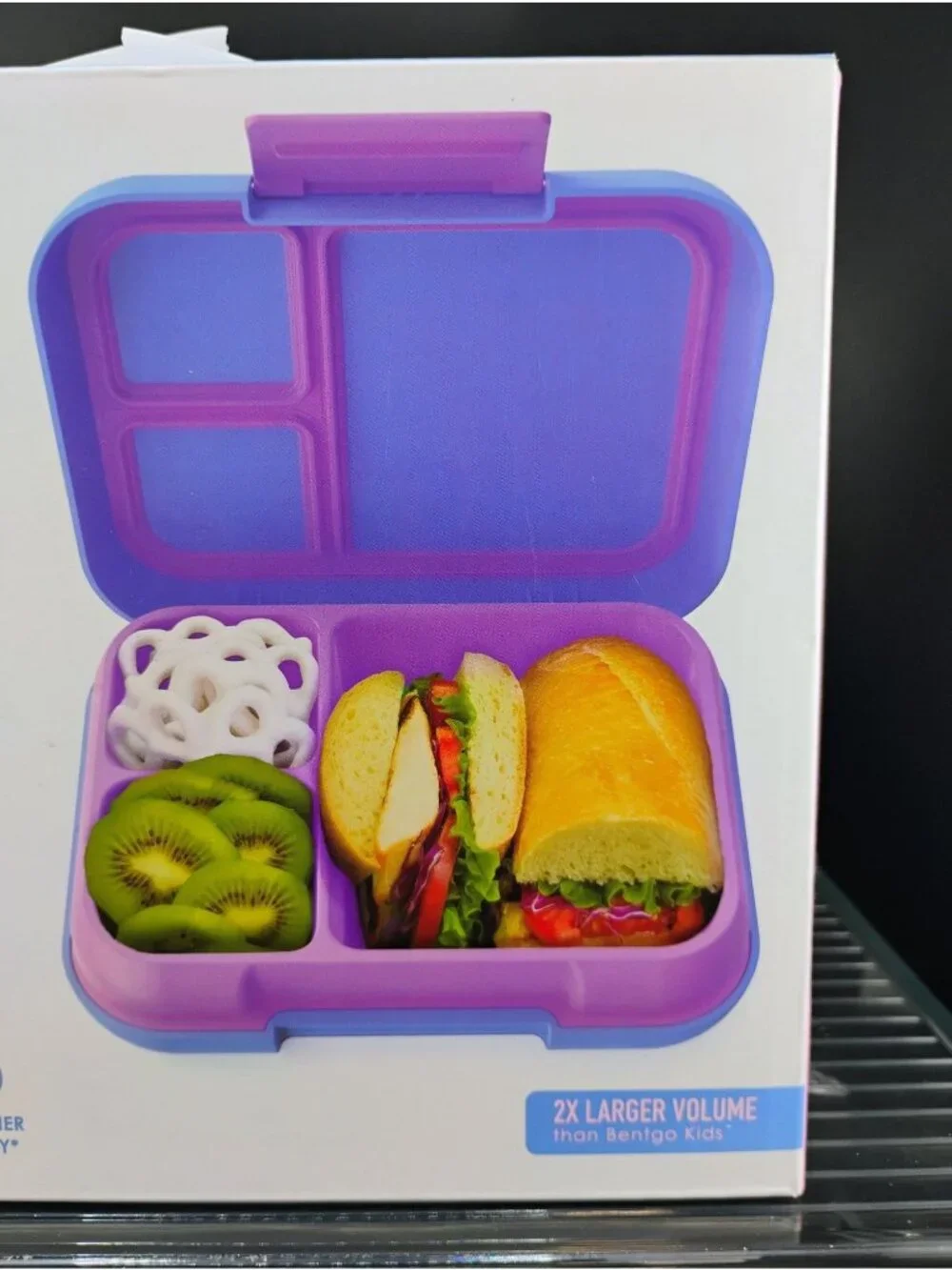 Bentgo Pop Leak-Proof Lunch Box With Removable Divider Blue/Pink